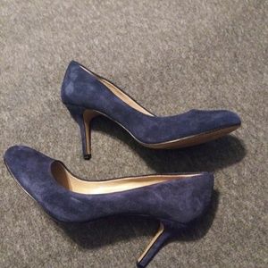 Vince Camuto ,Blue suede pumps